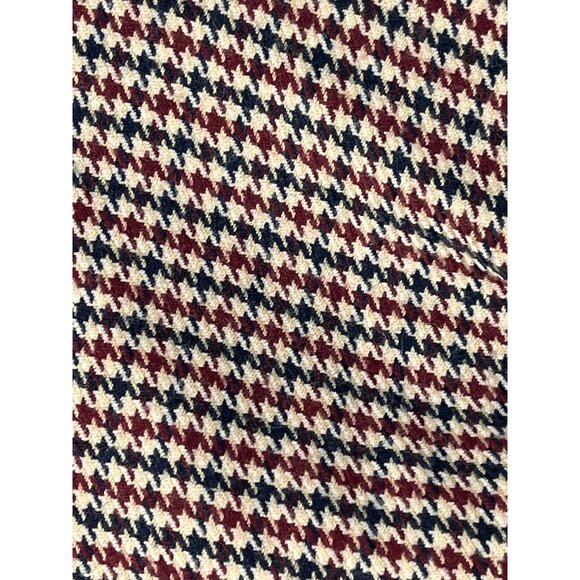 Free People Brown Plaid Houndstooth Ruched Mini Skirt Size 4 Small - Picture 6 of 12